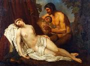 Annibale Carracci Venus inebriated by a Satyr France oil painting artist